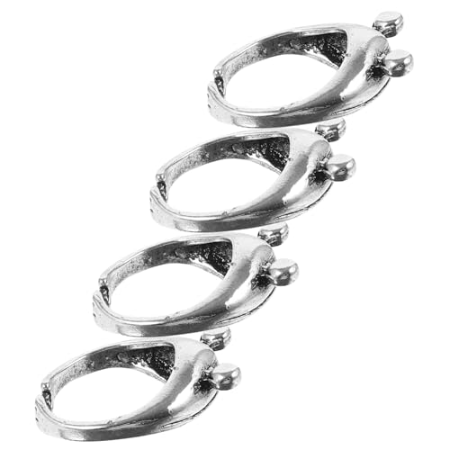minkissy 4stücke Teiliges Verstellbare Frosch- Für Damen Vintage Tierdesign Offener Für Einzigartige Stil-statements Leicht Und Für Verschiedene Fingergrößen von minkissy