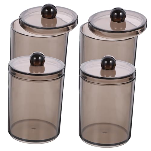 minkissy 4er-pack Organizer Wattepad Gläser Tupfer Aufbewahrungsbox Badezimmer Eitelkeit Lagerung von minkissy