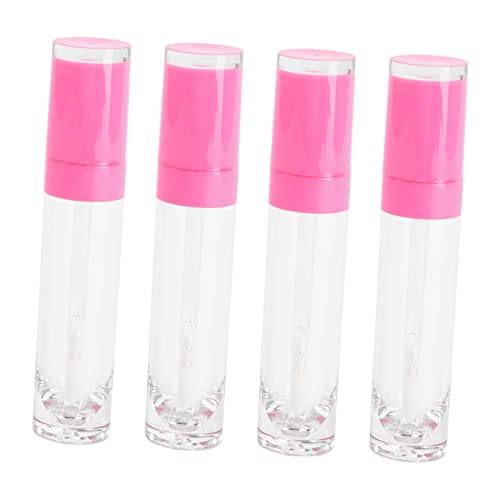 minkissy 4stücke Leere Lip Gloss Flaschen Aus Kunststoff Praktische Make-up Behälter Für Lippenflüssigkeit Lipgloss Und Mehr von minkissy