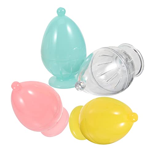 minkissy 4stücke Make-up-quastenhalter Aus Make-up-quasten-aufbewahrungsorganizer Kleiner Mit Löchern Für Luftzirkulation Tragbar Für Frauen Und Mädchen von minkissy