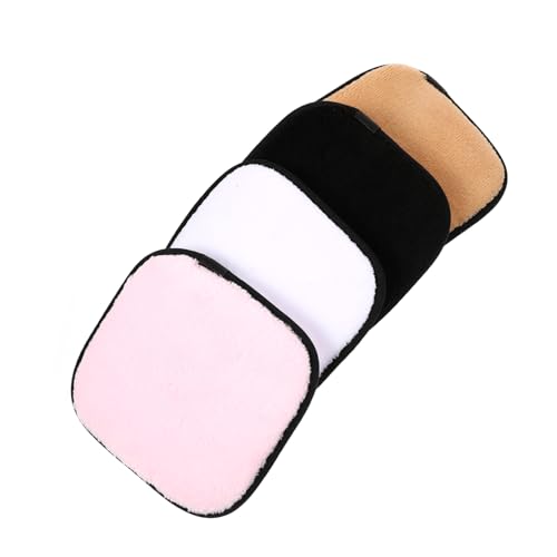 minkissy 4stücke Makeup Entferner Schwämme Reusable Gesichtsreinigungsschwämme Aus Ultrafeinen Mikrofasern Farben Hautfarbe Für Sanftes Gesichtspeeling Und Hautpflege von minkissy