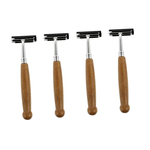 minkissy 4stücke Teilige Manuelle Rasierapparate Für Männer Zweischneidige Sicherheitsrasierer Professionelle Bartrasierwerkzeuge Aus Und Bambus Khaki minkissy 4stücke Teilige Manuelle Rasierapparate Für Männer Zweischneidige Sicherheitsrasierer Professionelle Bartrasierwerkzeuge Aus Und Bambus Khaki von minkissy
