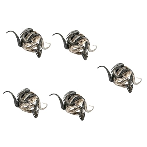 minkissy 5 Paare Schlangenring für Frauen Kreative Finger Ringe Verstellbare Schmuckstücke für Besondere Anlässe Einzigartiges Design Hochwertige Verarbeitung Robustes Material für Cosplay von minkissy