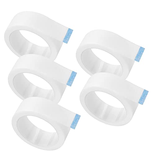 minkissy 5 Rollen Isolationsvlies Wimpernband Rolle Atmungsaktives Wimpernband Eye-lifting-tape Wimpern Liefert Stoffband Papier Wimpernverlängerungsstreifen Klebeband Netz Papiertuch von minkissy