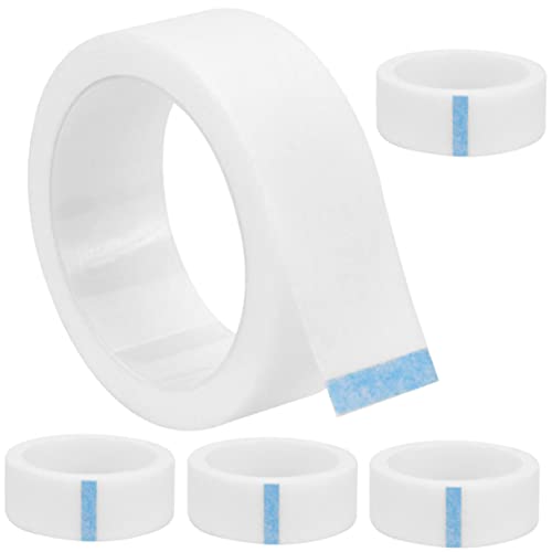 minkissy 5 Rollen Wimpernband Für Wimpernverlängerungen Wimperntransplantationsband Verpackungs Band Wimpernbänder Aus Stoff Stoffband Aus Papier Hautband Werkzeug Vlies Atmungsaktiv von minkissy