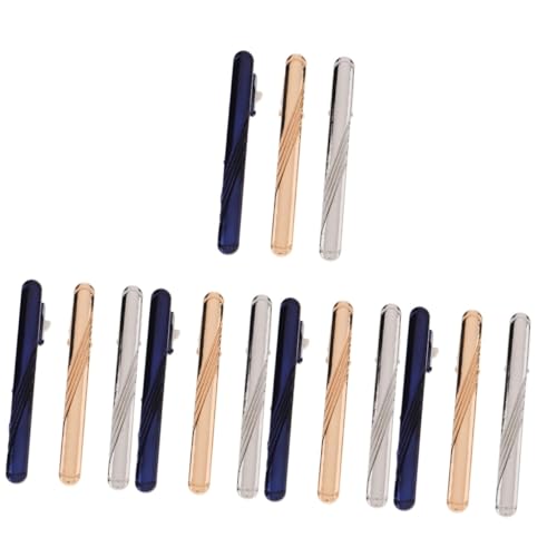 minkissy 5 Sätze Krawattenklammer-set Regulär Trauzeugen Clips Krawattenverschluss Hochzeit Geschäft Normale Krawattenklammern Krawattenclip Für Männer Kupfer 3 Stück * 5 von minkissy