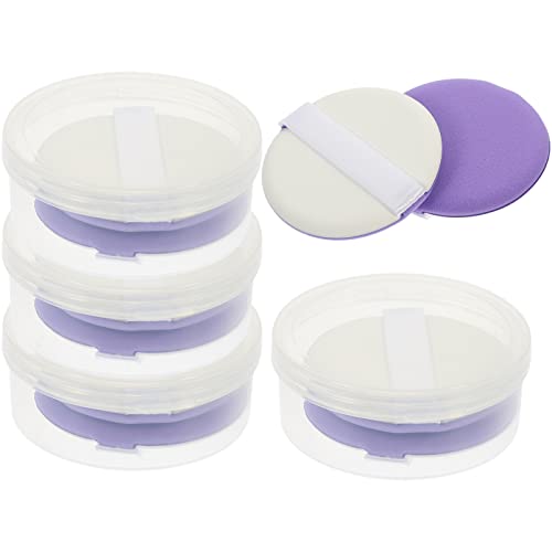 minkissy Schwamm Make-up Damen Make-up Pads 5er Set Saugfähige Runde Schwämme für Foundation Make up von minkissy