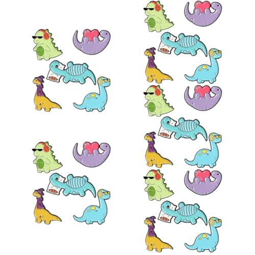 minkissy 5 Sätze Teiliges Cartoon Dinosaurier Brosche Niedliche Anstecknadeln Für Kleidung Taschen Und Rucksäcke Kreative Geschenkidee Für Dinosaurier Fans 5 Stück * 5 von minkissy