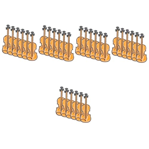 minkissy 5 Sätze Teiliges Violin Pin Anstecknadel Für Kleidung Kreativer Broschen Schmuck Dekoration Von Taschen Schals Und 6 Stück * 5 von minkissy