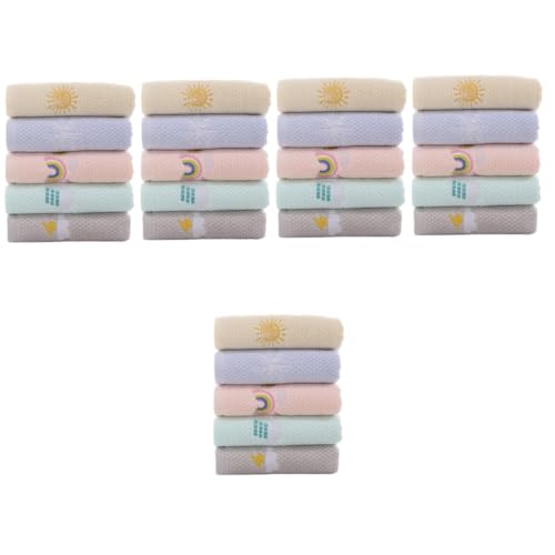minkissy 25stücke Teiliges Saugfähigen Baumwollhandtüchern Für Weiche Dekorative Gesichts Und Handtücher Für Kleinkinder von minkissy