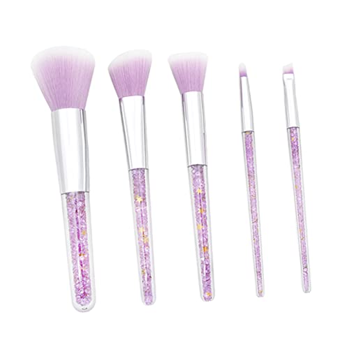 minkissy Unverzichtbares Make-up-pinsel-set 5-teilig Für Damen Fusselfreie Pinsel Für Grundierung Und Augenbrauen Vielseitig Einsetzbar Für Stufen von minkissy