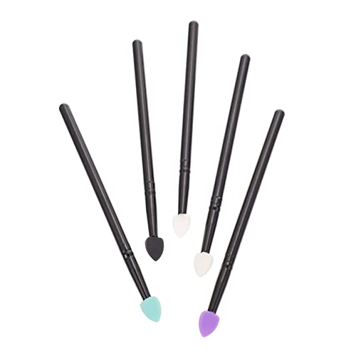 minkissy 5stücke Silikon Pinsel Für Lidschattenpinsel Mit Langem Griff Für Professionelles Make-up Geeignet Für Glitzer Und Creme-lidschatten von minkissy