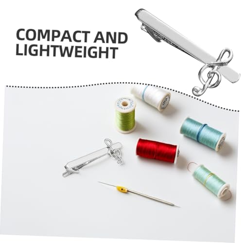 minkissy 5stücke Metall Krawattenklammer Mit Musiknotenmotiv Für Herren Starken Halt Geeignet Für Businessanzüge Und Formelle Veranstaltungen Langlebig Und Detailreich von minkissy