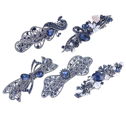 minkissy Malerischer Federclip Haarspangen für Damen Strass Modisches Haarnadel-set Pferdeschwanz-clip Dekorative Schnalle minkissy Malerischer Federclip Haarspangen für Damen Strass Modisches Haarnadel-set Pferdeschwanz-clip Dekorative Schnalle von minkissy