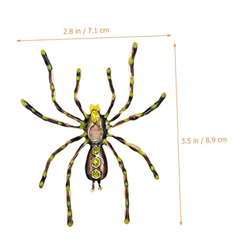 minkissy 5 Stück Spinnenbrosche Boutonniere Anstecknadeln Kleiderbrosche Kleidungsbrosche Anstecknadel Strassbroschen Kleidungsbrosche Clip Dekorative Broschennadel Kleidung Und von minkissy