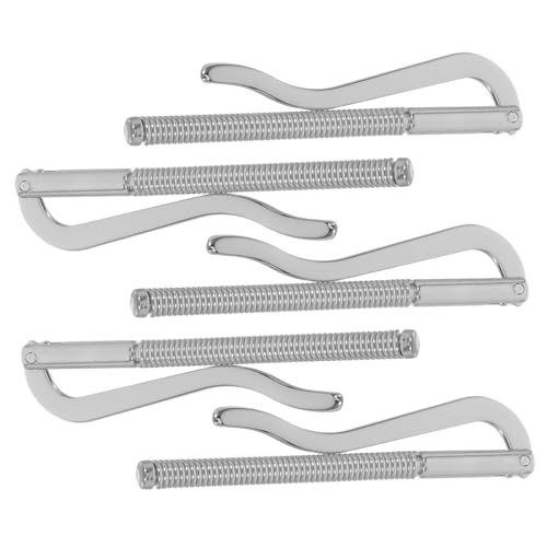 minkissy 5stücke Metallgeldbörsenclip Mit Druck Metallclips Geldklammer Für Herrenbörsen Vintage-metallclip Für Tagebücher Kleine Metall-geldklammer Mit Scharnier Banknotenclip Für von minkissy