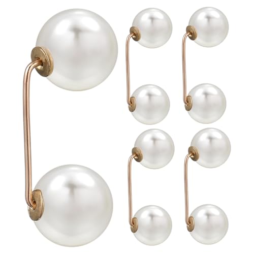 minkissy 5stücke Perlen Sicherheits Brosche Für Damen Langlebige Brosche Nadel Mit Perlen Praktische Anstecknadel Für Kleidung Und Accessoires Für Hüte Und Schals Vielseitige Broschen von minkissy