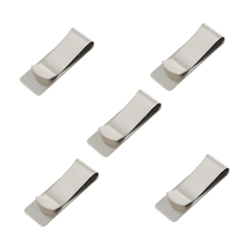 minkissy 5 Stück Teiliges Professioneller Geldklammern Praktische Tragbare Geldclips für Büro Schule und Zuhause zur Organisation von Notizen und Dokumenten von minkissy