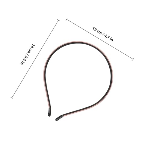 minkissy 5 Stück Teiliges Schlichte Leder Haarreifen Haarschmuck für Damen und Mädchen Dünne Leder Stirnbänder in Fünf Farben Bequem und Fest Haltend für Alltag Party und Festliche Anlässe von minkissy