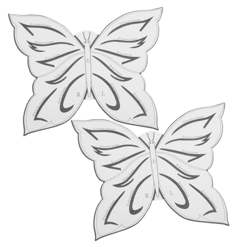 minkissy 5 Stücke Schmetterling Eyeliner Schablone Eyeliner Stempel Für Augen Flügel Pads Eyeliner Vorlage Make-up Werkzeug Wiederverwendbare Flexible Eyeliner Werkzeug von minkissy