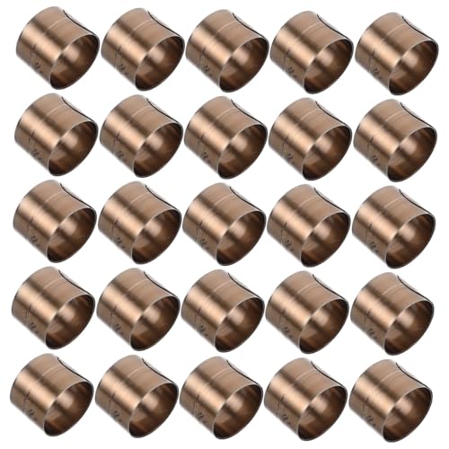 minkissy 50 Stück DIY Stahlblech Einlagen für Schnapparmbänder Lange Blanko Armbänder Zubehör für Bastelprojekte Partygeschenke und Gruppenaktivitäten von minkissy