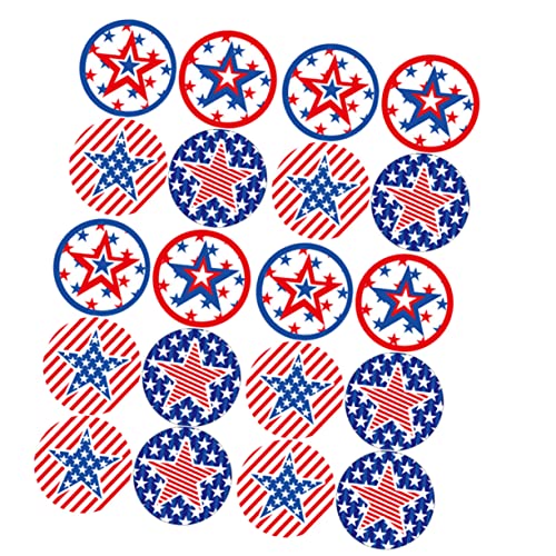 minkissy Siegelaufkleber Zum Unabhängigkeitstag – 500 Stück Stark Haftende Runde Aufkleber Für Dekorative Zwecke von minkissy