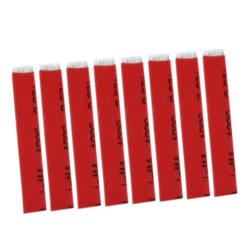 minkissy 50stücke Microblading-klingen Flache Augenbrauen-klingen Edelstahl Klingen Für Permanent Make-up Augenbrauen Tattoo Klingen Augenbrauenstift von minkissy