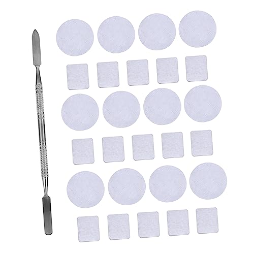 minkissy 56stücke Magnetische Aufkleber Für Make-up-paletten Leere Kosmetikpaletten Metallaufkleber Mit Spatel Für Lidschatten von minkissy