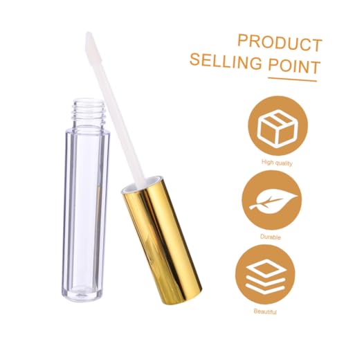 minkissy 20stücke Lip Gloss Tuben Mit Elektrischem Deckel Lippenstift Behälter Für Kosmetik Nachfüllbare Flasche Für Und Mädchen Für Und Tägliche Nutzung von minkissy
