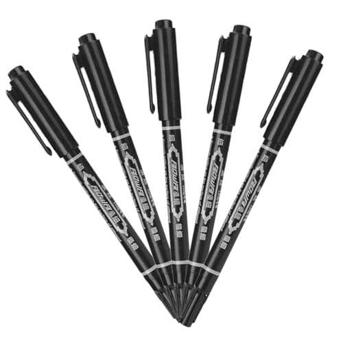 minkissy 5St Augenbrauenstift brow tool permanentmarker Präzisions-Markierungsstift permanent-marker Augenbrauen-Tool einfacher Ölstift Body-Marker-Tätowierung Textmarker Plastik Black minkissy 5St Augenbrauenstift brow tool permanentmarker Präzisions-Markierungsstift permanent-marker Augenbrauen-Tool einfacher Ölstift Body-Marker-Tätowierung Textmarker Plastik Black von minkissy