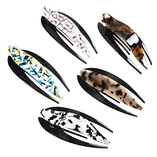 minkissy Unverzichtbares Haarspangen-set Für Frauen 5-teilig Französische Gebogene Haarspangen Styling-must-have von minkissy