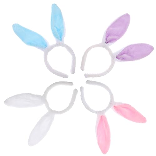 minkissy 5stücke Plüsch-hasenohr-stirnband -haarband Hasenohr-haarreif -kopfreif Für Frühling Und von minkissy