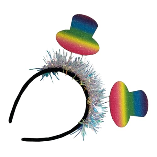 minkissy 5st Stirnband Mit Regenbogenhut Kopfschmuck Filzstoff Alles Zum Geburtstag Haar Damen von minkissy
