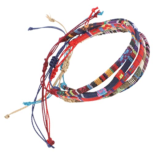 minkissy 5stücke Geflochtener Schnurarmband Für Damen Gewebtes Armband Mit Verstellbarem Design Leicht Passt Zu Verschiedenen Kleidungsstilen Und Anlässen von minkissy