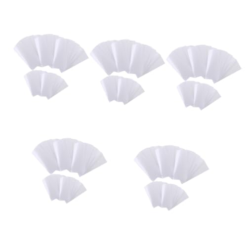 minkissy 5pcs 5 Wachspapier Haarentfernung Wachspapier Körper Haut Haarentfernung Gesichtswachsstreifen Körper Haarentfernung Werkzeug Gesichtswachs Papier Körperwachsstreifen Weiß Gesicht Vliesstoff von minkissy