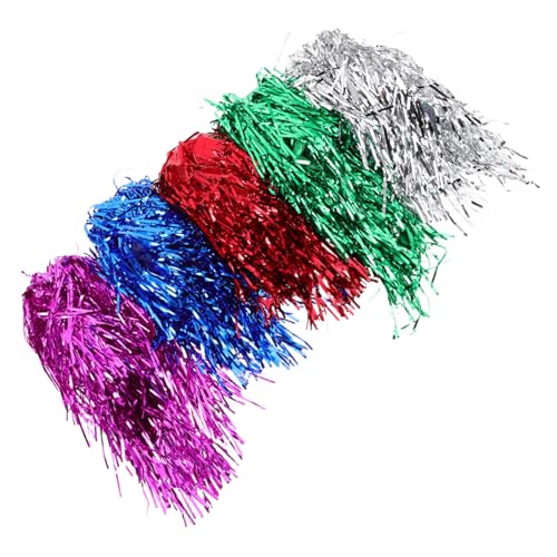 minkissy 5pcs Tinsel Perücken Kostüm Kleid Glänzende Party Perücken Haarstück Erwachsene Frauen Frauen Halloween Cosplay Kopfbedeckung Masquerade Wigs Party Accessoires von minkissy