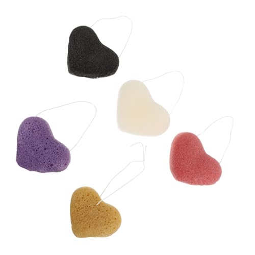 minkissy 5stücke Gesichtsschwamm Für Make-up Entfernung Und Gesichtsreinigung Peeling Schwämme Für Hautpflege Wiederverwendbar Geeignet Für Männer Und Frauen von minkissy