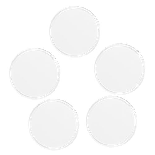 minkissy 5stücke Teilige Silikon-wimpernhalter-palette Transparente Anti-statische Aufkleber Pad Falsche Wimpern Pad Einfache Runde von minkissy