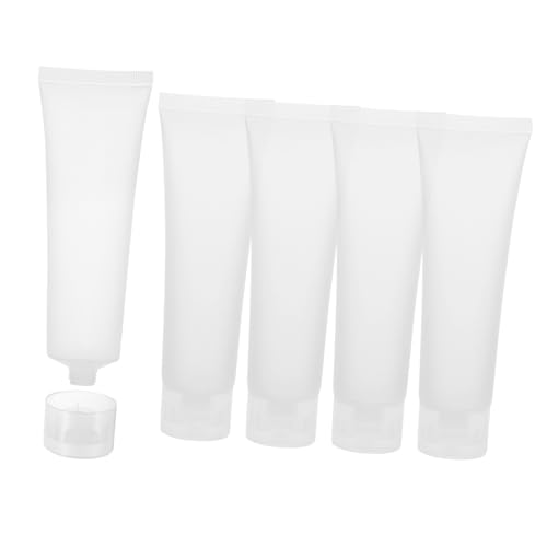 minkissy 5stücke Wiederverwendbare Reise Flaschen Quetschflaschen Für Shampoo Gesichtswasser Handcreme Körperlotion Aufbewahrungsbehälter von minkissy
