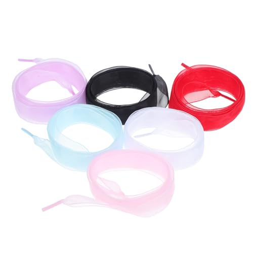 minkissy 6 Paar Schnürsenkel Aus Band – Mehrfarbige Chiffon Schnürsenkel Aus Band Für Damen Sneaker Freizeit Und Sportschuhe Flache Schnürsenkel minkissy 6 Paar Schnürsenkel Aus Band – Mehrfarbige Chiffon Schnürsenkel Aus Band Für Damen Sneaker Freizeit Und Sportschuhe Flache Schnürsenkel von minkissy