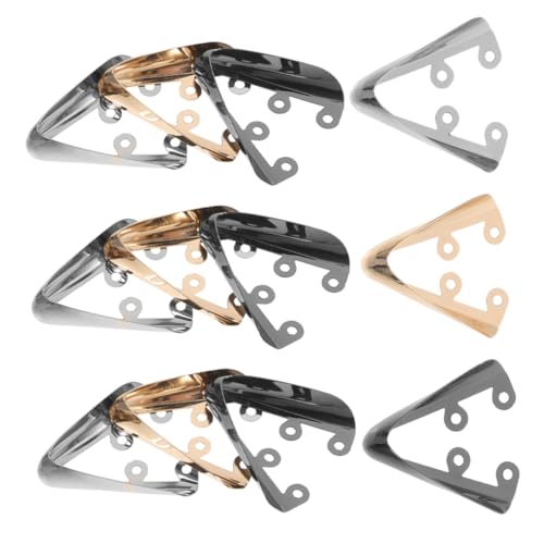 minkissy 6 Paare Metall High Heel Spitze Schutzkappen Robuste Unsichtbare Schuhspitzenabdeckungen für Damen Hochzeit Schuhe Schnelle Passend Strapazierfähiger Fersenschutz von minkissy
