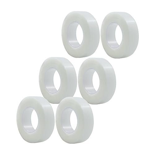 minkissy 6 Rollen Medizinisches Klebeband Pflege Tape Patch Bandagen Inzisionspflege Kit Doppel Augenlid Tape Augenlid Lifter Streifen Erste Hilfe Aufkleber Fersenband für Make up Hydrogele Weiß von minkissy