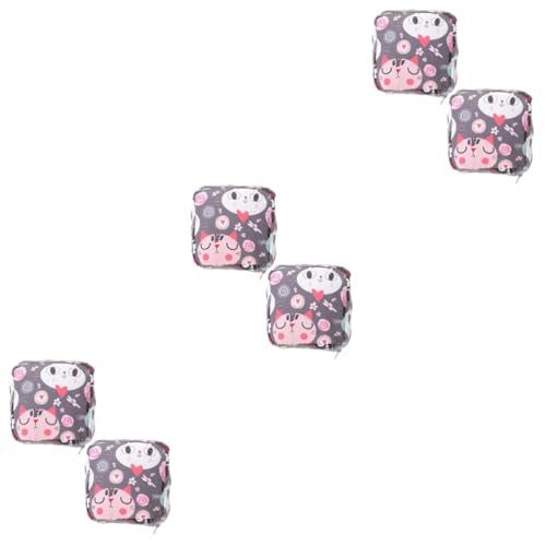 minkissy 6 STK Tante's Handtuch-Aufbewahrungstasche Bindenbeutel für die Periode Wechseltasche aufbewahrungssack Storage Pockets Menstruationsbeutel für Frauen tragbare Menstruationsbeutel von minkissy