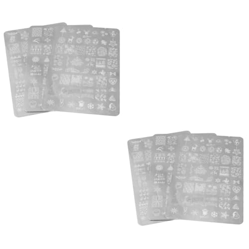 minkissy 6 Stk Nagelschablonen Nail-art-kit Nagelkunstzubehör Stempelset Für Nagelkunst Nagelstempelplatte Nagel Stempel Stempelplatten Für Nagelprägeplatten Weihnachtsnagelplatte minkissy 6 Stk Nagelschablonen Nail-art-kit Nagelkunstzubehör Stempelset Für Nagelkunst Nagelstempelplatte Nagel Stempel Stempelplatten Für Nagelprägeplatten Weihnachtsnagelplatte von minkissy
