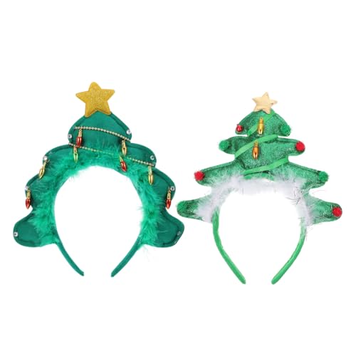 minkissy 6 Stk Weihnachtsstirnband christmas haarreif christmas headband stirnband weihnachten weihnachts haarreifen Pop Kopfbedeckung Kleidung schmücken Kind Haarschmuck Stoff von minkissy