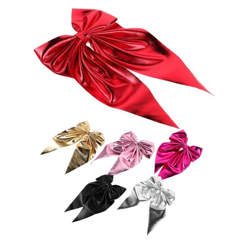 minkissy 6 Stück Haarschmuck Haarstyling Haarspangen Haarstyling Clips Damen Band Clip Haarband Schleife Frauen Haarspangen Polyester Bowknot Haarband Metall von minkissy