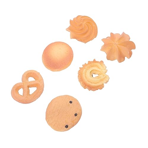 minkissy Haarschmuck 6 Stück Keks-Haarnadeln Mit Schleife Haarspangen Für Mädchen Haarspange Kawaii-Haarspangen Neuartige Haarnadeln Dessert-Haarspange Kawaii-Haarnadeln Kekse Haarspangen von minkissy