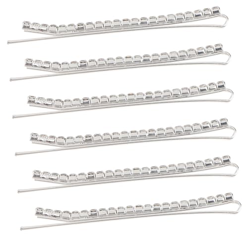 minkissy 6stücke Teiliges Eleganten Strass-haarspangen Für Hochzeiten Partys Und Besondere Anlässe Vielseitige Haarschmuck-accessoires Für Mädchen Und Damen Langlebig Und von minkissy
