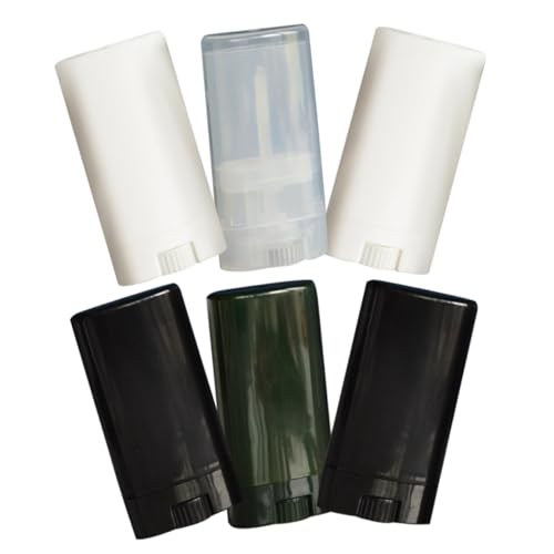 minkissy 6 Stücke Natürliche Rohr Container Feuchtigkeitsspendende Lip Gloss Squeeze Tube Zufällige Farbe von minkissy