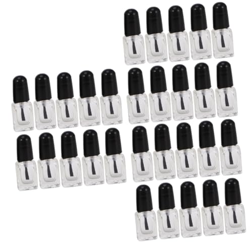 minkissy 60 PCS barniz de gel para uñas gel fingernagel polish square polish nail bottle glass bottle nail bottle with lid with cover refillable nail bottle von minkissy